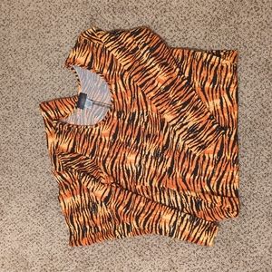 Pinup Couture Couture For Everybody tiger print Hannah wiggle dress